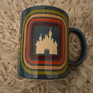 Disney Parks Fantasyland Castle Retro Coffee Mug